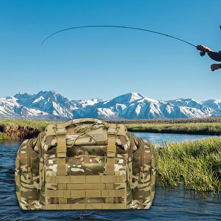 gepeack-ถุงเหยื่อตกปลา-crossbody-กระเป๋าอุปกรณ์ตกปลาสำหรับการเดินป่าปีนเขาน้ำเค็ม
