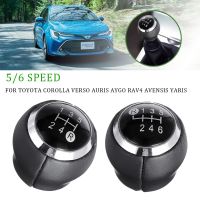 【CW】✗☊  5/6 Speed Car Lever Shift Knob  Cover Shifter Stick Handball Leather Corolla RAV4 Avensis Yaris Verso Auris Aygo