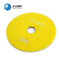 Z-LION 2pcs 4 Inch Diamond Wet Polishing Pad 100mm Polishing Wheel For Concrete Sander Pad Diamond TooI