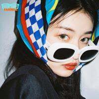 FARRELL หอมหวาน เรียบหรู กรอบรูปวงรี คลาสสิค สีดำ แว่นตากันแดด แว่นตากันแดด แว่นตากันแดดรูปไข่ แว่นกันแดดสไตล์เกาหลี แว่นกันแดดผู้หญิง