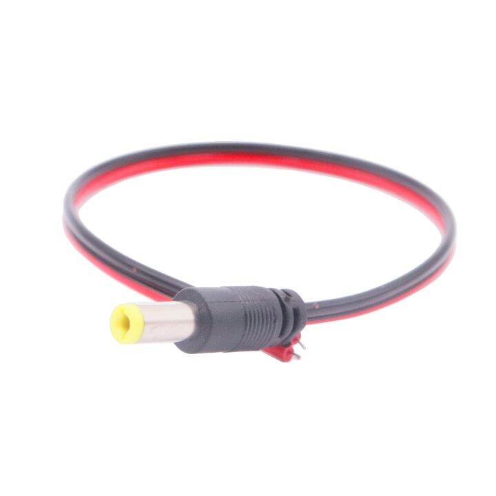 on-sale-dc-power-connector-12v-24v-ชายหญิง-led-ปลั๊ก-pigtail-cable-adapter-สำหรับ-hoom-กล้องวงจรปิด5050-3528-led-strip-dc-ลวด5-5-2-1มม