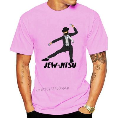 Men Jew Jitsu Funny Jewish Hannukah T Shirt Designer Cotton Standard Fit Building Style Trend Shirt