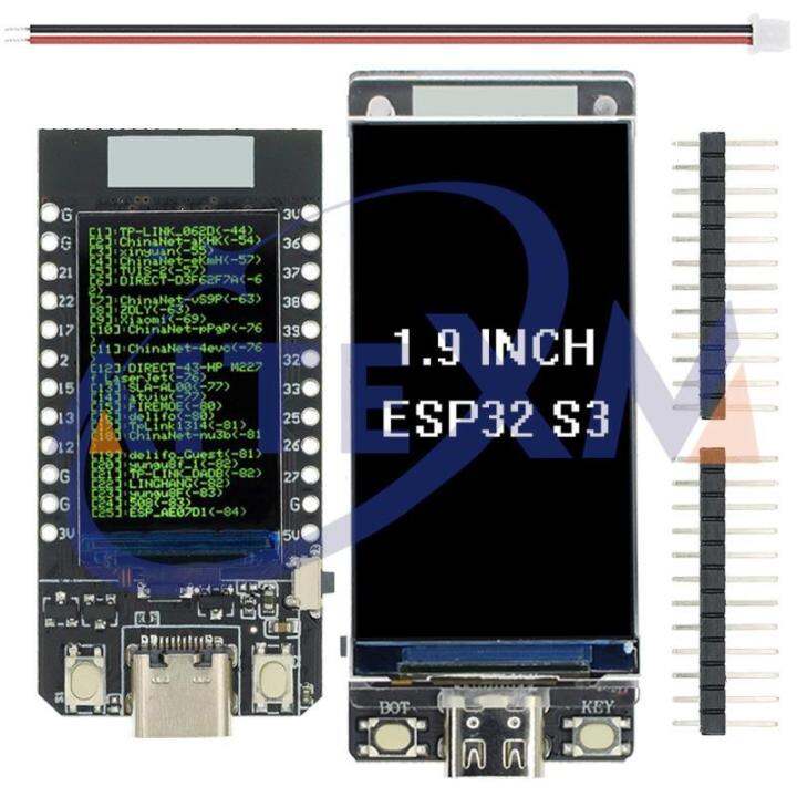 T-Display T-PicoC3 ESP32 S3 1.9 นิ้ว WiFi และโมดูลที่เข้ากันได้กับ ...