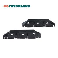 Pair Front Left  Right Bumper Retainer Bracket Black Plastic For Ford Fusion 2013 2014 2015 2016