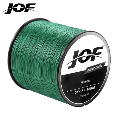 （A Decent035）JOF 300M Braided PE Fishing Line Super Strong 4 Strands Fish Wire For Sea Carp Brand Rope Cord Peche