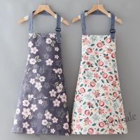 【hot sale】✲ D13 Pure Cotton Breathable Cooking Household Korean Apron Canvas Wear-resistant Work Apron Sleeveless