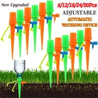 6/12/24PCS Garden Plants Self Water Automatic Drip Watering Spikes System Device Irrigation Indoor Household Waterer Bottle Drip Watering Systems  Gar