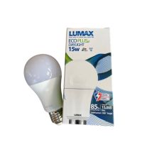 Lumax L&amp;E LED Bulb A60 หลอดไฟบ้าน E27 15W แสงขาว เดย์ไลท์ 6500K