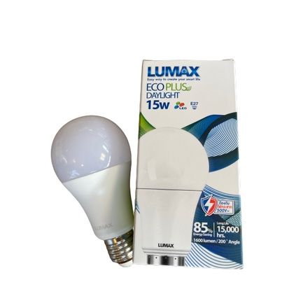 hot-lumax-ลูแม็กซ์-l-amp-e-led-bulb-a60-หลอดไฟบ้าน-e27-15w-แสงขาว-เดย์ไลท์-6500k-ส่งด่วน-หลอด-ไฟ-หลอดไฟตกแต่ง-หลอดไฟบ้าน-หลอดไฟพลังแดด