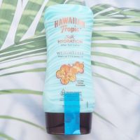 (Hawaiian Tropic®) After Sun Lotion Silk Hydration Weightless Moisturization, Coconut Papaya Fragrance 177 ml โลชั่นบำรุงผิวหลังออกแดด เนื้อบางเบา ให้ความชุ่มชื้น