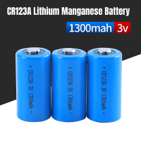 【เรือจากประเทศไทย/COD】1/2/10PCS ถ่านชาร์จ Lithium เบอร์ 16340 / CR123A / LC16340 3.7V 1300mAh Battery