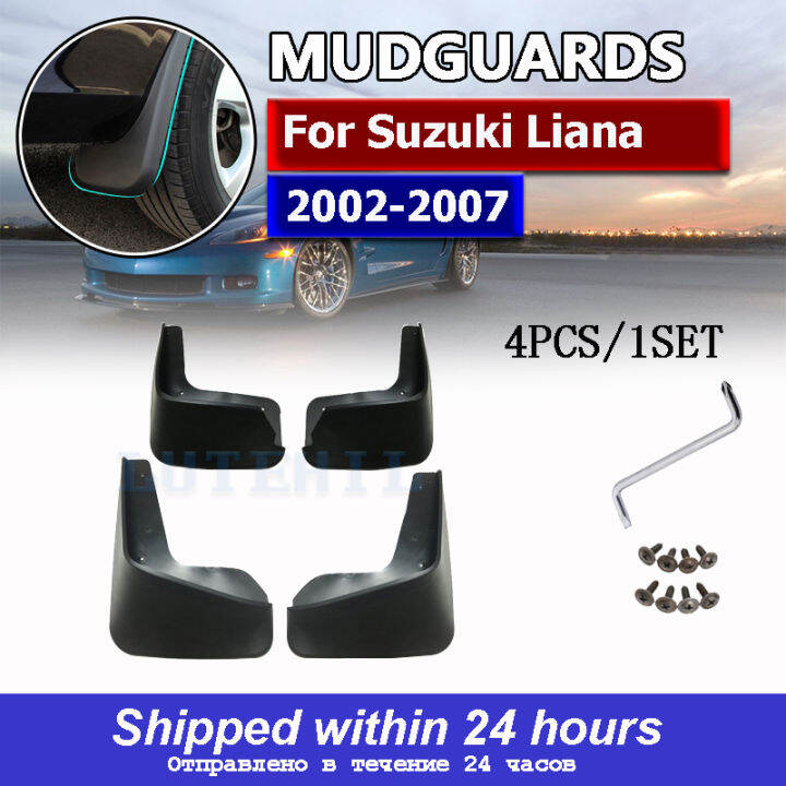 Car Mud Flaps For Suzuki Liana Aerio SX Baleno 20022007 Mudflaps