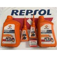 ชุดเปลี่ยนน้ำมันเครื่อง Repsol 10W-30 MB สังเคราะห์100% และน้ำมันเฟืองท้ายพร้อมกรองน้ำมันเครื่อง YAMAHA สำหรับ X-MAX 300