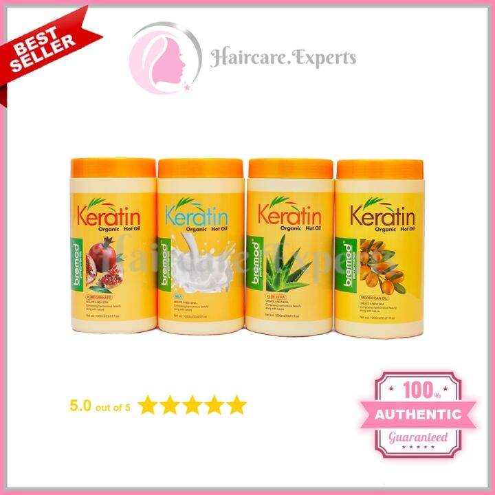 Bremod Keratin Organic Hot Oil Hotoil 1000ml by haircare.experts