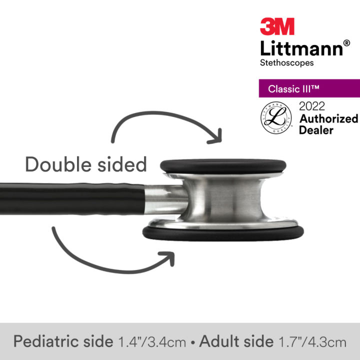 3m-littmann-classic-iii-stethoscope-27-inch-5620-black-tube-standard-finish-chestpiece-stainless-stem-amp-eartubes