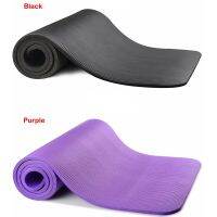 ✆◈ 10mm extra-thick yoga mat exercise mattress for yoga beginners Durable NBR Pilates Mats Healthy Yoga Gym Studio Yoga Fitness