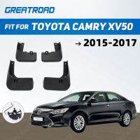 บังโคลนรถบังโคลนหลอดไฟเลี้ยว4ชิ้นสำหรับบังโคลนป้องกันการกระเด็นของ Toyota Camry XV50 2015 2016 2017