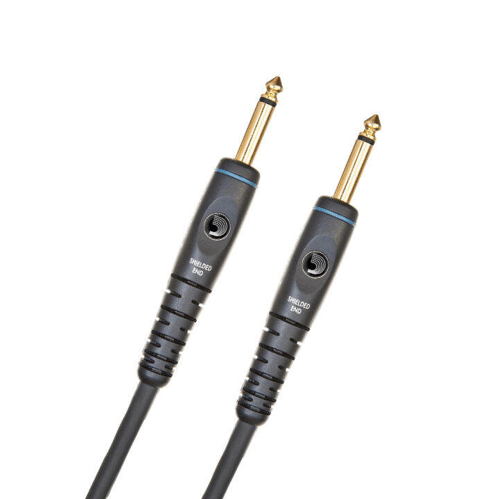 daddario-pw-gt-10-สายแจ็คกีตาร์-3-เมตร-ฉนวน-2-ชั้น-หัวแจ็คชุบทอง-custom-series-instrument-cable