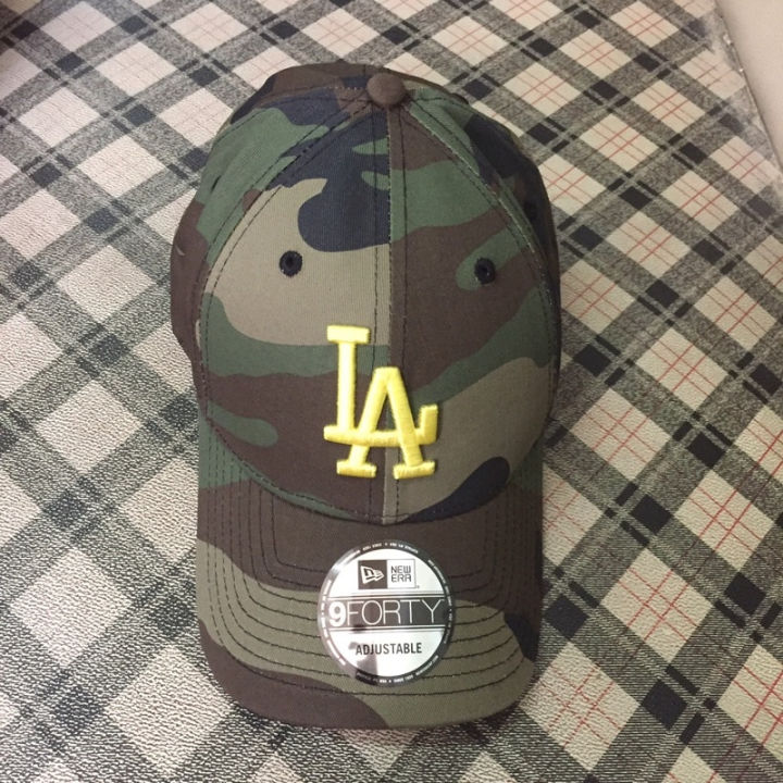 หมวก-หมวกแก๊ป-cap-hat-ของแท้-new-era-9forty-ny-camo-adjustable-cap-ลายทหาร