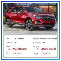 Alas Bagasi Mobil อุปกรณ์เสริมสำหรับ Chevrolet Equinox โฮลเดน2018 ~ 2023ป้องกันพรมกันน้ำสกปรกถาดรองกันกระแทกด้วย TPE 3D