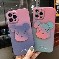 เคสไอโฟน ไทด์แบรนด์ไล่ระดับความรุนแรงหมีแอปเปิ้ล case 13 12 11 pro max กรณีศัพท์มือถือ 11 xs max เชือกเส้นเล็ก XR