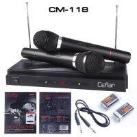 Ceflar ไมโครโฟนไร้สาย Wireless Microphone (Black) CM-796C