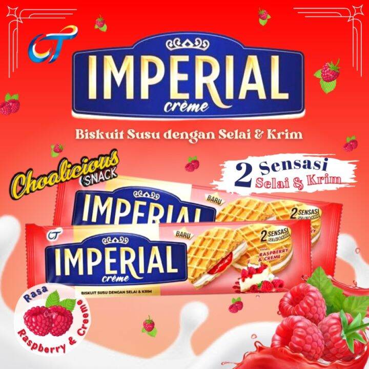 Biskuit sandwich imperial creme snack biscuit enak dan murah | Lazada ...