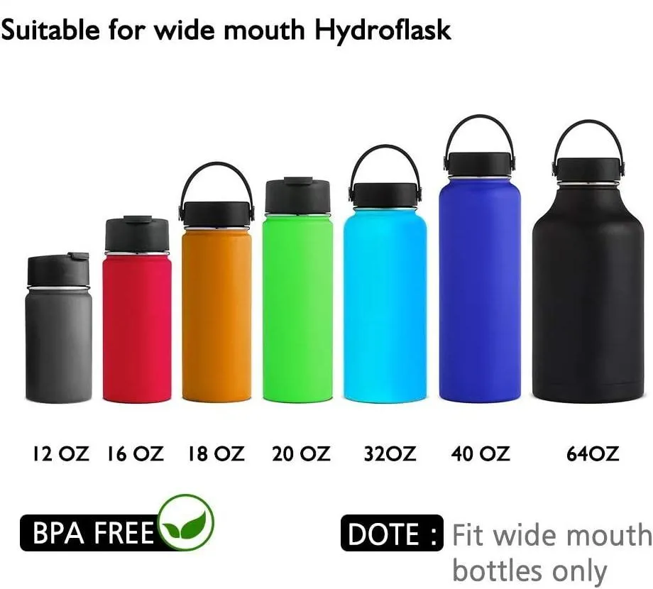 Paracord Handle + Silicone Sleeve Boot for Aquaflask Hydro Flask Simple  Modern 12 / 18 / 24oz Wide Mouth Water Bottles Paracord Strap Carrier  Accessories Set - White Wholesale