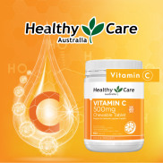 Viên Nhai Healthy Care Vitamin C 500mg 500 viên Bổ sung vitamin và khoáng