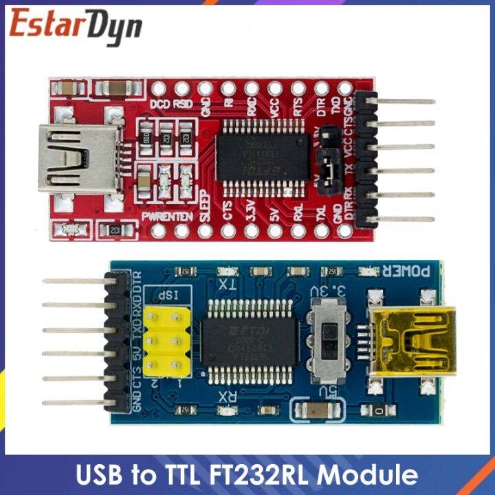 FT232RL USB FTDI 3.3V 5.5V โมดูลอะแดปเตอร์อนุกรมเพื่อ TTL สำหรับ FT232 ...