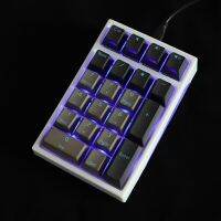 แป้นพิมพ์ยิงคู่ Pbt พุดดิ้ง21key Numpad คีย์มัลติมีเดีย F1-F12 Keycaps