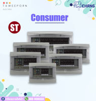 ตู้ Consumer Unit ตู้ควบคุมไฟ Chang รุ่น ST 63A ( 4 ช่อง - 14 ช่อง ) ธรรมดา