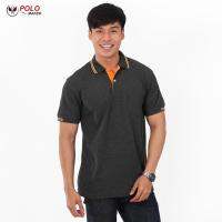 เสื้อโปโล KanekoTK สีสด ยับยาก สีเทาท็อปดราย PK088 (ชาย) - PMKPOLOMAKER