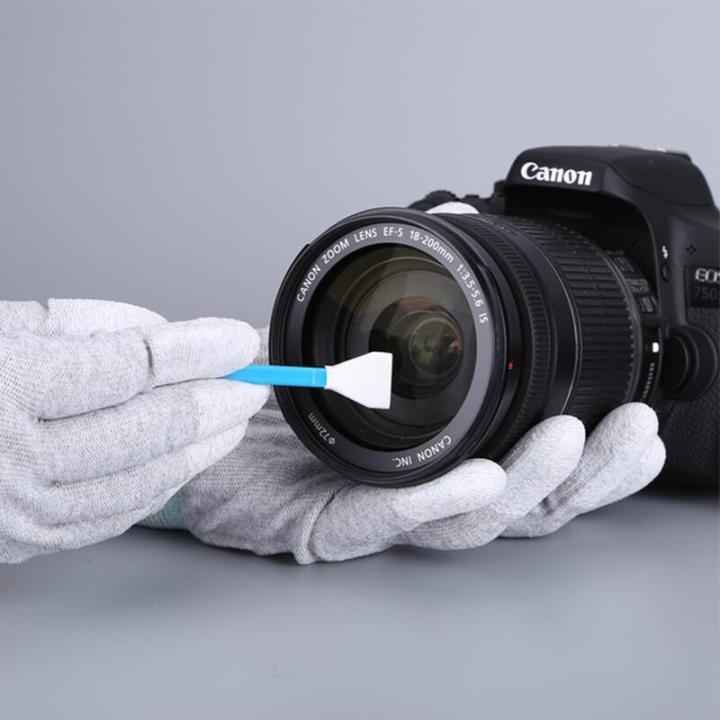 10ชิ้นก้านทำความสะอาดเซ็นเซอร์กล้อง-dslr-ดิจิตอลที่ทำความสะอาดกล้องถ่ายรูปเลนส์ทำความสะอาด-kamera-canon-ชุดอุปกรณ์สำหรับนิคคอน