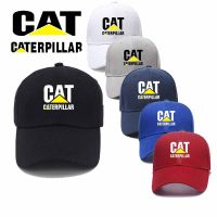 Caterpillar หมวกเบสบอลพิมพ์ลายโลโก้แมวสําหรับผู้หญิงและผู้ชาย