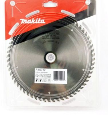 Makita accessories saw blade for wood Size 235 MM*25.4 MM*2.4 MM *60T part no. A-82719 ใบเลื่อยวงเดือน ตัดไม้.ขนาด  9 นิ้ว รู 25.4 มิล จำนวนฟัน 60 ฟัน ยี่ห้อ มากีต้า