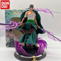 One P Iece Gk ทรัมเป็ตเลือด Roronoa Zoro สามมีดไหลแสดงความสามารถรุ่นของฉากรูปการกระทำนิเมชั่นรูปปั้นชนิดบรรจุกล่องของขวัญ