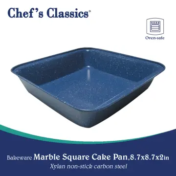  Square Baking Pan, 11x11 Inch Nonstick Square Cake Pan