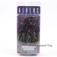 【SALE】 tiorinsecur1988 NECA Aliens Genocide Series 5 / Xenomorph Warrior ของเล่นโมเดลสะสม PVC สีเหลืองสีดำ