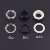 White/Clear/Black Plastic eyelets and Eyelet Punch Die Tool Set for Leather Craft Clothing Grommet Banner 5mm-12mm 100sets  Pliers