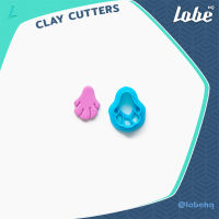 Ghost Shape D Clay Cutter/ Clay Tools/ Polymer Clay Cutter/ แม่พิมพ์กดดินโพลิเมอร์รูปทรงผีน้อย D