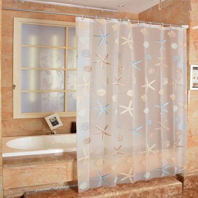 Bathroom Shower Curtain Waterproof Mildew Proof PEVA Bathroom Partition Curtain Simple Design