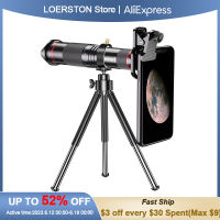 48x Super ephoto Zoom Mobile Phone Powerful Monocular Metal escope Mobile HD ephoto With Tripod For Camping