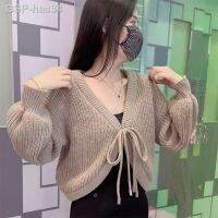 เสื้อกันหนาวแขนยาวบอลลูน Omen Short Weweater Arardigans Weutumnic Tyle Olid Econg Antern Leeve Oooose Ace P Roamarrado