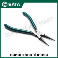 SATA คีมหนีบแหวน ปากตรง ขนาด 7 นิ้ว รุ่น 72004 ( Internal Snap Ring Pliers 7", Straight Tips )