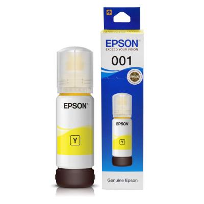 Epson 001 Ink Bottle Yellow Ink cartridge EPSON  หมึกเหลือง Epson 001 ของแท้ประกันศูนย์ (สีเหลือง Yellow)