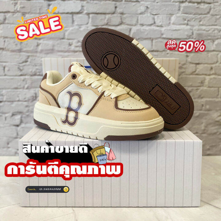 รองเท้าmlb-chunky-classic-green-ลิขสิทธิ์แท้100-รองเท้าผ้าใบผู้ชายและผู้หญิง-รองเท้าแฟชั่น-อุปกรณ์ครบเซ็ต