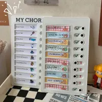 Daily Task Planning Board Detachable Chores Checklist Board Wall Hanging Memo Plastic Board Multi Purpose Student Task Boards