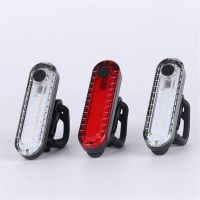 ☽ Night Riding Bicycle Taillight Outdoor Bright USB Charging Cycling Lamps Mountain Bike Led Warning Taillight Bicycle Accessories