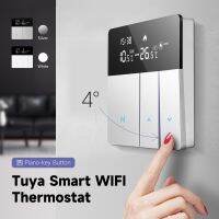 ตัวควบคุมอุณหภูมิเทอร์โมสตาทอัจฉริยะ100-240V แอปรีโมทคอนโทรล Tuya Alexa Google Home ยานเดกซ์โปรแกรมอบอุ่น